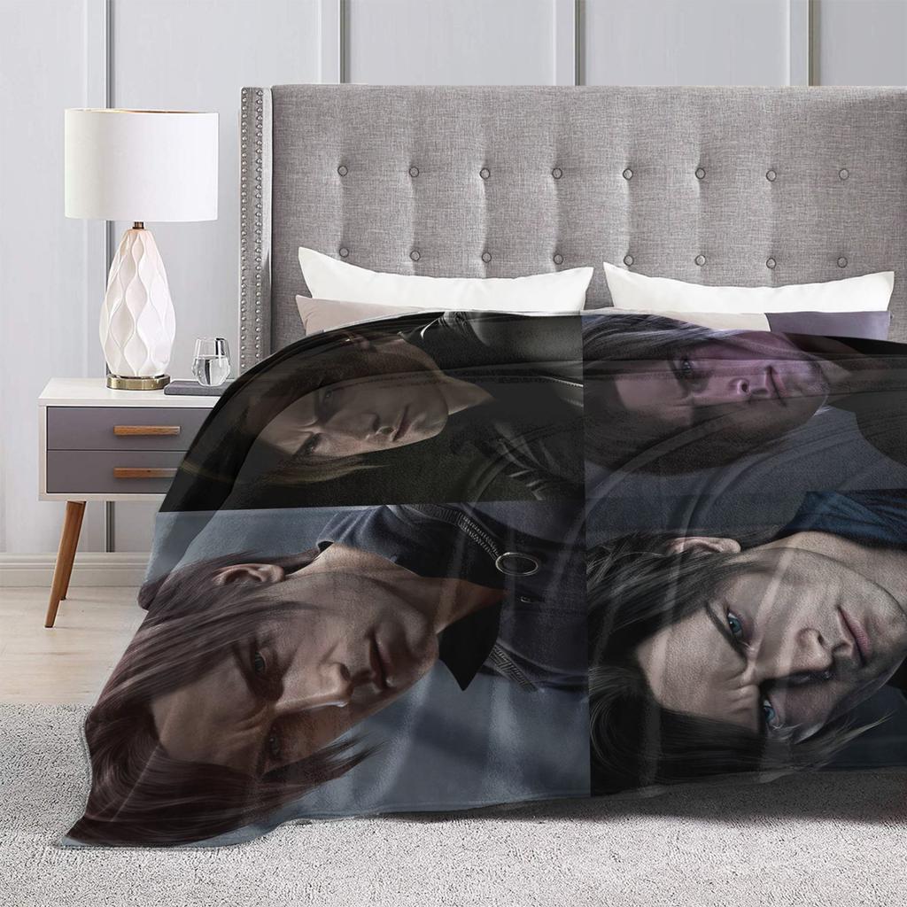 Leon Kennedy Blanket Adults  Flannel Throw Blanket For Sofa Home Comfortable Design Quality Bedspread Gift