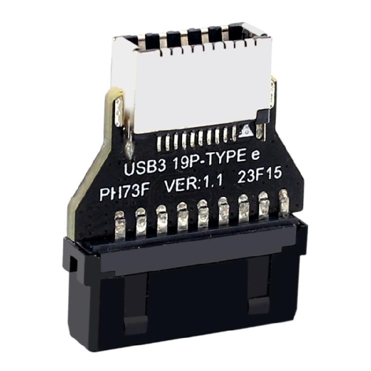 

90 Degree USB3.0 To USB3.1 Type C 20 PIN Internal Adapter For Universal Motherboard Compatibility 1
