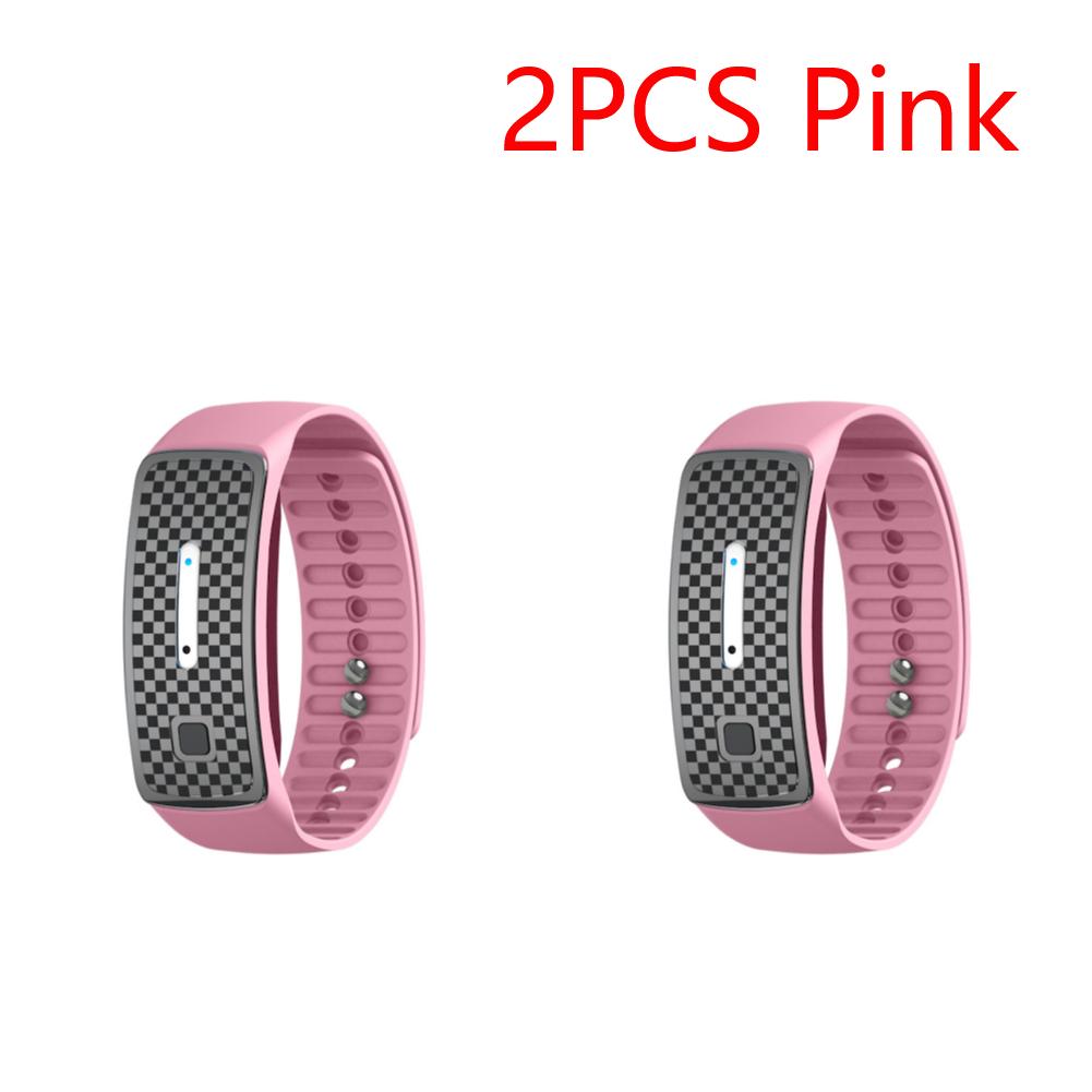 Ultrasonic Mosquito Bracelet Portable Electronic Mosquito Repeller Anti-mosquito Bracelet Watch for Outdoor Activity