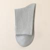Pure Cotton Men's Antibacterial Double-needle Socks - Mid-length Winter Anti-odor and Sweat-absorbing Long Stockings