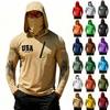 Men's Casual Hooded Long Sleeve Sunscreen Top