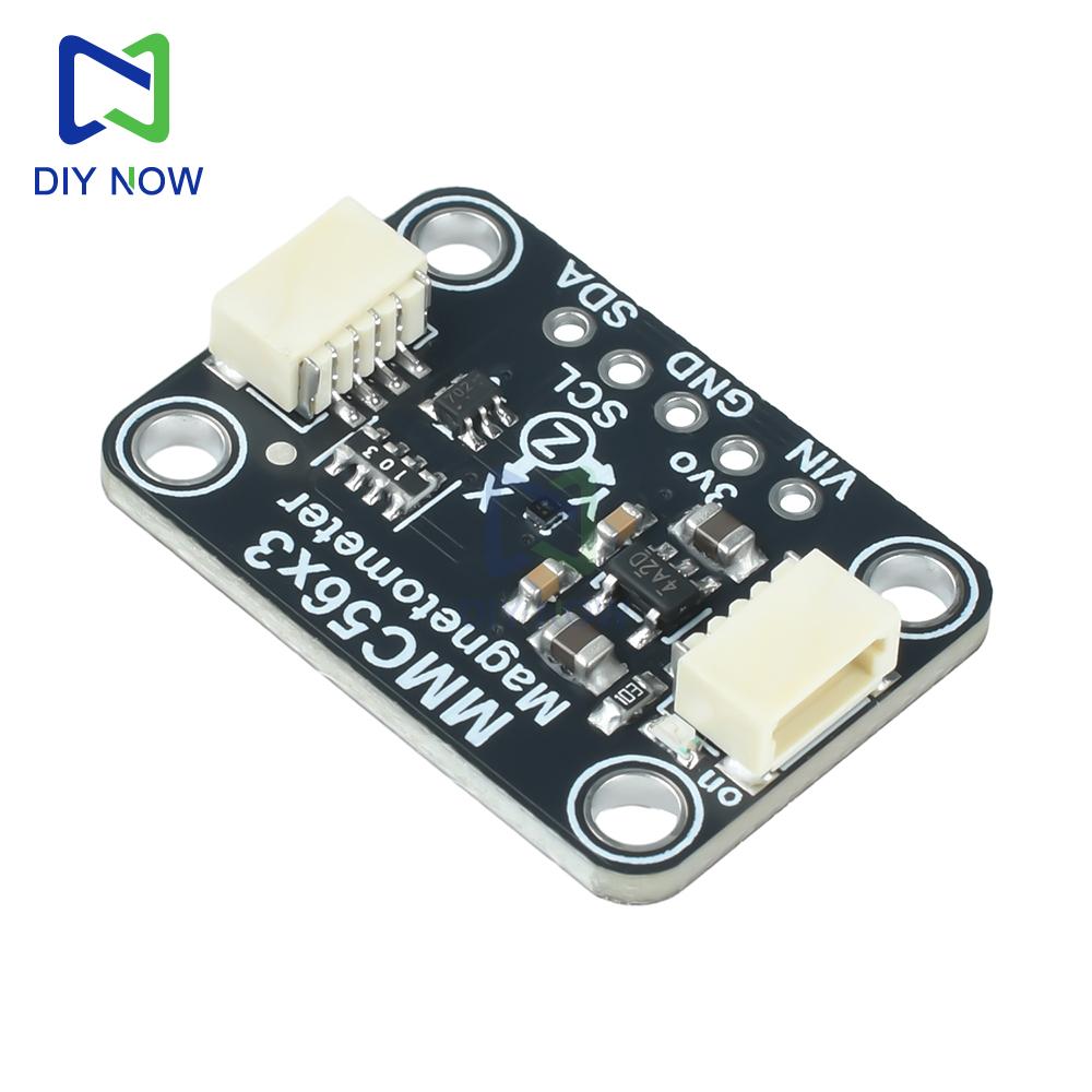 MMC5603 Module High-precision Three-Axis Magnetometer Module Compatible STEMMA QT/Qwiic Interface Automatic Demagnetizatio