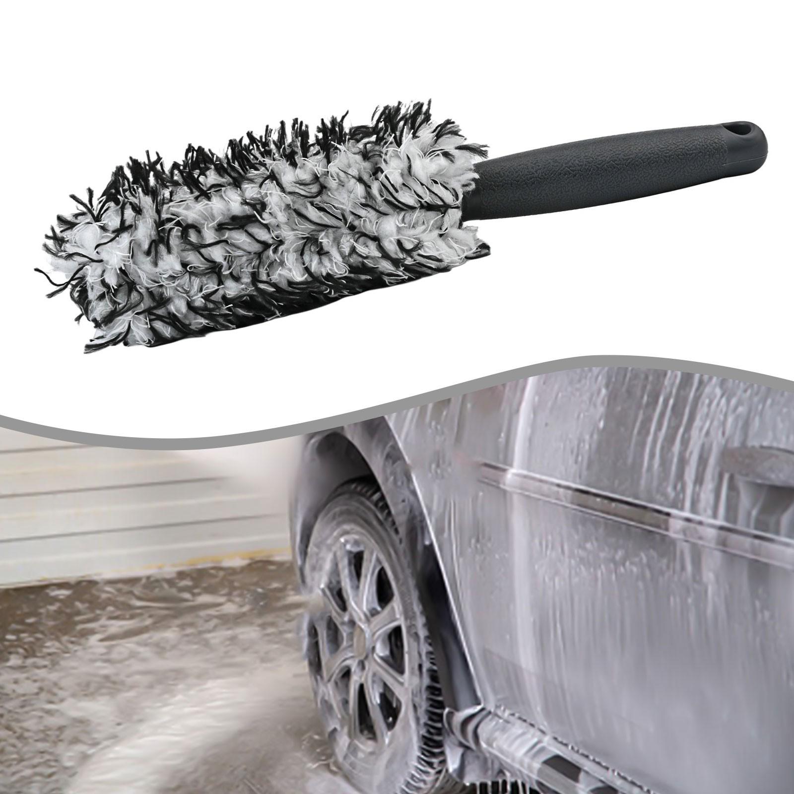 

Efficient Microfiber Car Wheel Cleaning Tool for Tight Spots and Spokes