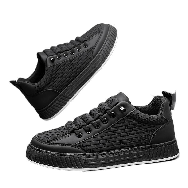 Black new autumn sports and leisure board shoes wear-resistant trendy shoes