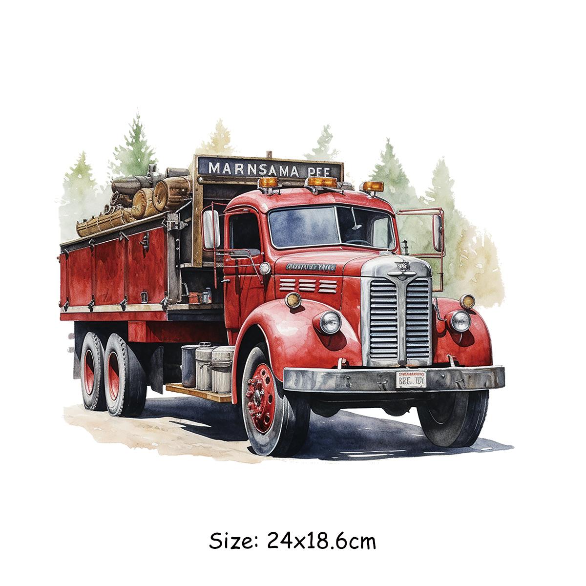 

Термопасты на одежде, американские наклейки на грузовики, Parches Ropa, наклейки для одежды, сделай сам, теплопередача, утюг для переноса, подарок для мальчика