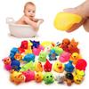 Funny Float Squeeze Sound Baby Gift Animals Classic Toys Bath Toy Swimming Water Toy Soft Rubber