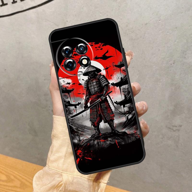 

Japan Ninja Samurai Red Sun Case For OnePlus 8 9 10 Pro 15 15R 13 R 12 11 13T 10T 8T Nord CE 5 2 3 4 Lite N20 N30 Cover OnePlus Nord 5