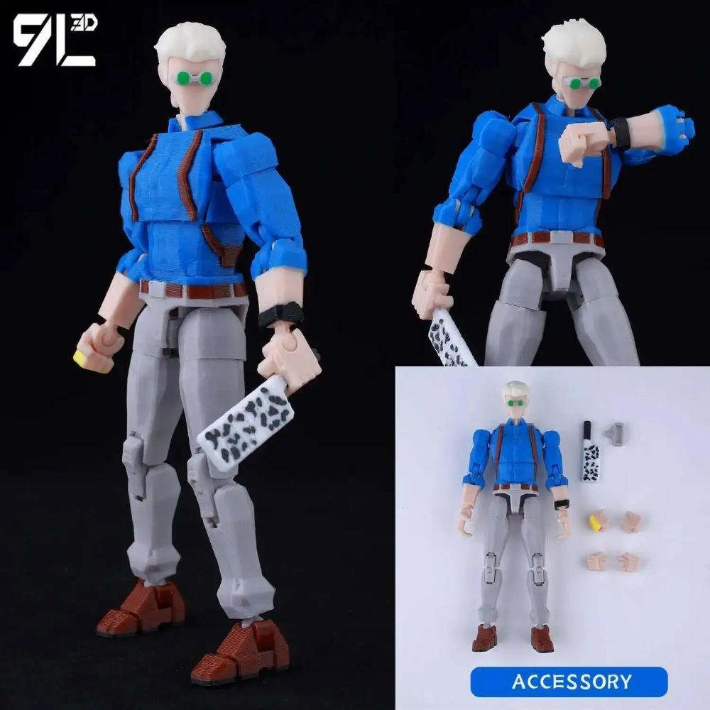 9L Impreso en 3D Anime Jujutsu Kaisen Sukuna Lucky13 Maniquí 13 Cambiaformas Móviles T13 Figuras de Acción Maniquí Juguetes para Coleccionistas