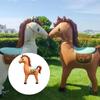 Standing Horse Shape Aluminum Foil Balloon 133x148cm For First Birthday Celebration Anniversary Photography Decoration