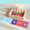 Wooden Bead Cluster Toy For Fine Motor Skills Color Recognition Early Education Child Development