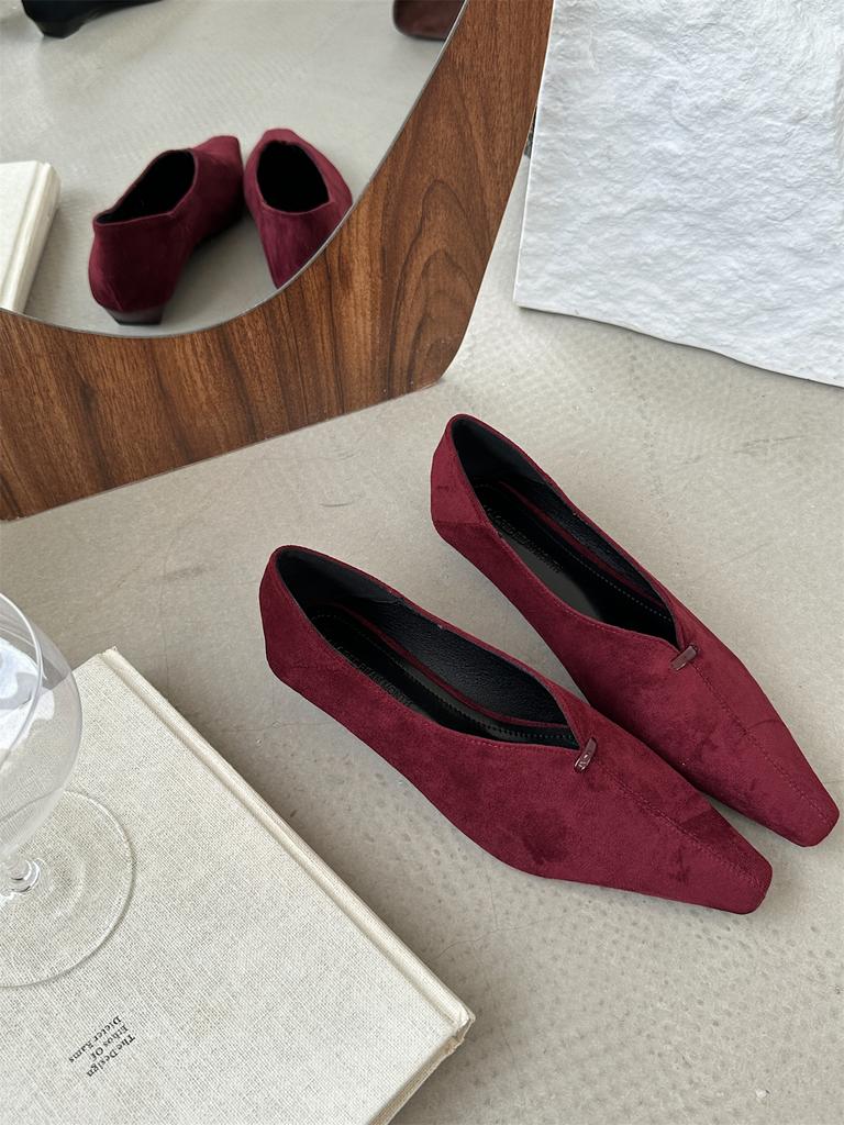 Fashion Dancing Shoes 2025 Spring New Retro Comfort Ballet Shoes Female Casual Daily loafers Low Heel Moccasins Femme Zapatos De Mujer