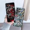 Fashion Chinese Tiger Dragon Case For Samsung Galaxy S22 Plus S8 S7 S10e S20 Fe S10 S9 S21 S23 Ultra 5g Silicone Cover Funda