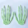 Halloween Decoration Realistic Skeleton Hand, Outdoor Yard Lawn Ornament, Plastic Skull Hand Prop, Spooky Party Garden Decor