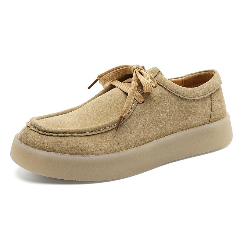 

8508 Новая повседневная обувь платформа мужская обувь универсальная шнуровка низкий верх кеды мужская внешняя торговля 44 хаки