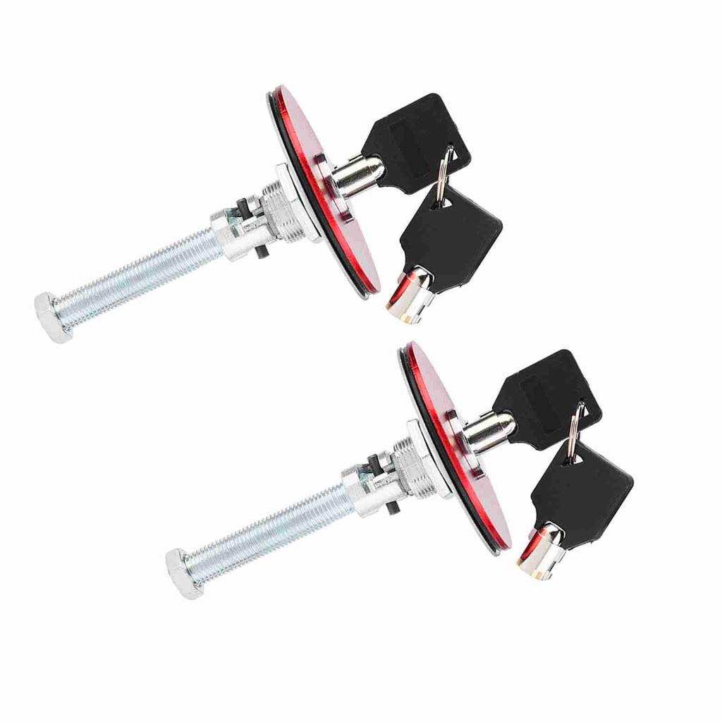 Auto Universal Motorhaubenabdeckung Schloss Schlüsselstift-Kit Sicherheitsriegelstift  (rot)