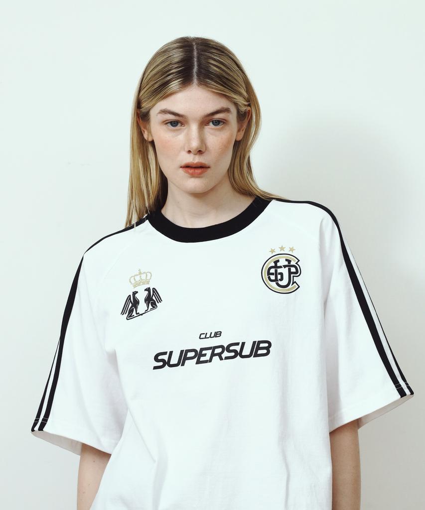 SUPERSUB Club Replica Short Sleeve T-Shirt - White