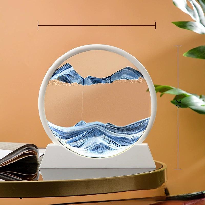 3D Quicksand Painting Ornament - Small Hill Home Decor & Stress Relief Gift