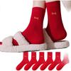 MiiOW 6 Pairs Men's Lucky Red Mid-Calf Socks for the Year of Birth, Wedding Celebration Couple Gift Box Set