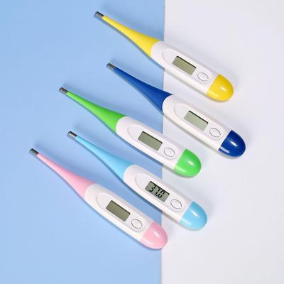 Elektronisches Thermometer für Kinder und Erwachsene mit weicher Spitze - Genaues Haushalts-Messgerät für die Achseltemperatur