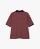 STUDIO TOMBOY [Men] Multi Stripe Collared T-Shirt_Red 9156222211