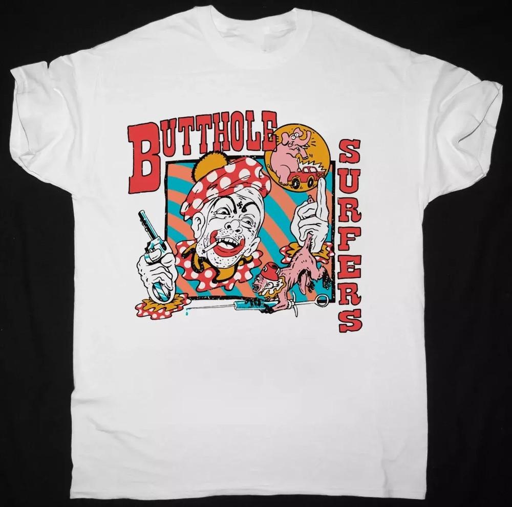 Винтажная футболка группы Butthole Surfers Все размеры от S до 5XL NE191 Унисекс футболка XL