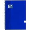 Oxford Oxford Denim Touch Blue Notebook Din A4 80 Sheets (5 Pieces)