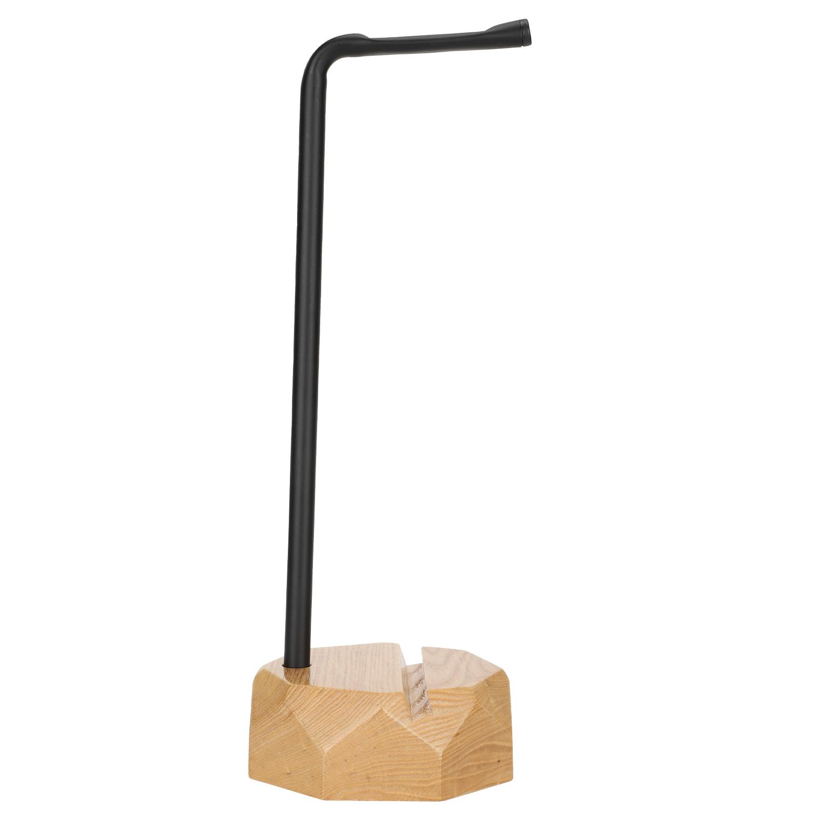 

Headphone Holder Solid Wooden Headset Stand Rack Desktop Earphone Hanger Supplies