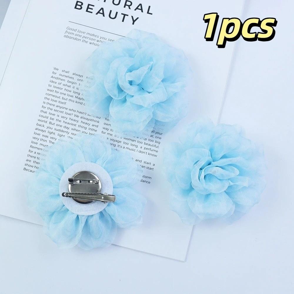 Handmade Flower Brooch Pin Fabric Suit Sweater Badge New Women Corsage  Clothing Accessories