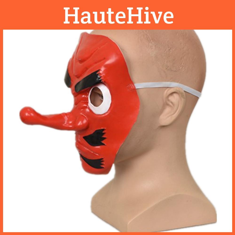 Demon Slayer Tengu Mask Latex Costume Prop For Halloween Party And Cosplay Events