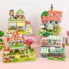 3D Foam Puzzle Set Childrens Building Toy Creative Diy Craft Educational Activity Kit for Kids 3-6Years Small Blocks Gift