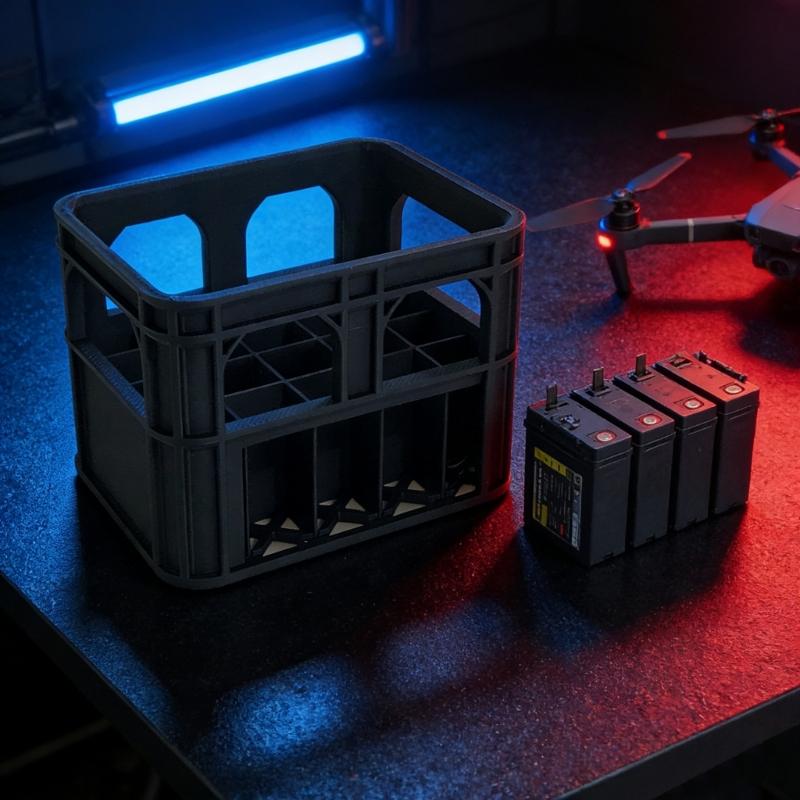 Efficient Battery Storage Box for 3A Cells Holder Stackable Clear Plastic Case with Multiple Dividers for Convenience