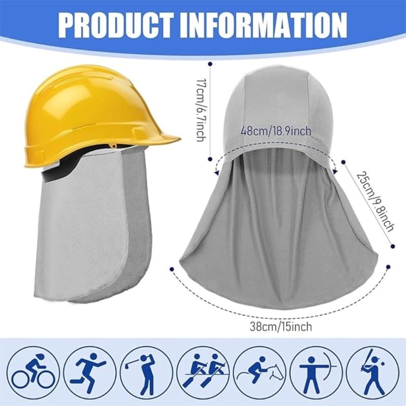 3PCS Sport Skull Cap Moisture Wicking Helmet Liner Hat For Men Women And Kids Sun Protections with Neck Shielding