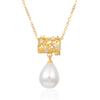 Lindon 925 Sterling Silver Classic Women Necklace Pendant Zircon Fashion Gift