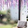 Plant Flowers Flower Glass Stickers Living Room Window Theme Decorative Wall Stickers Window Stickers