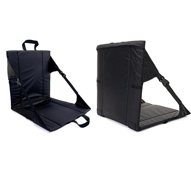 1 szt. Krzesło plażowe Odporne na wilgoć Grube Antybrudne Wygodne Zewnętrzne Przenośne na Trybuny Wycieczkę Kemping z Oparciem