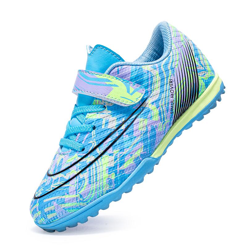 Premium Quality Children Football Shoes Grass Society Indoor Training Original Boy Girl Soccer Shoes Cleats Non Slip Kids Football Field Boots
