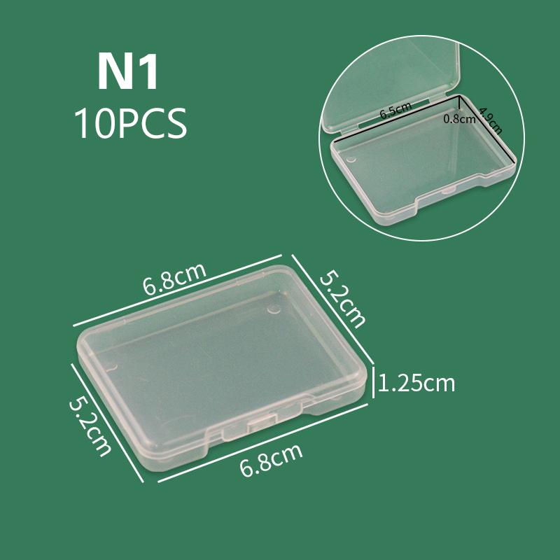 

Transparent Plastic Box Rectangular Cosmetic Storage Box Case Dustproof Durable Strong Container