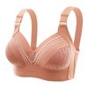 Large-sized Thin-cup Bra for Women Without Underwire Beautiful Back Underwear Adjustable Close-in Bra