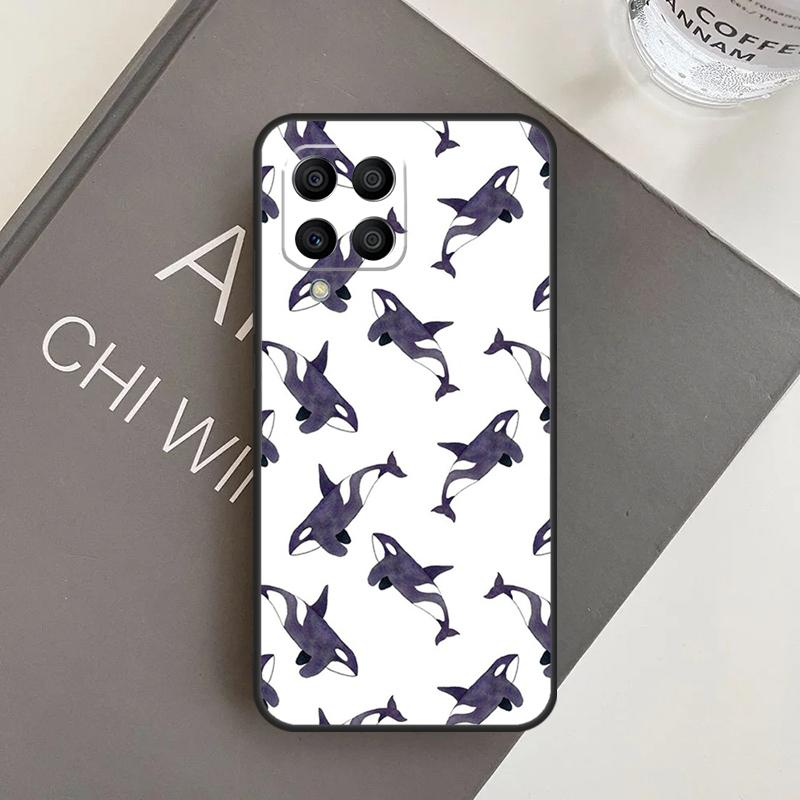 Orcas Whale Case For Samsung Galaxy M31 M11 M34 M13 M53 M51 M14 M54 M12 M32 M52 M16 M36 M56 M15 M35 M55