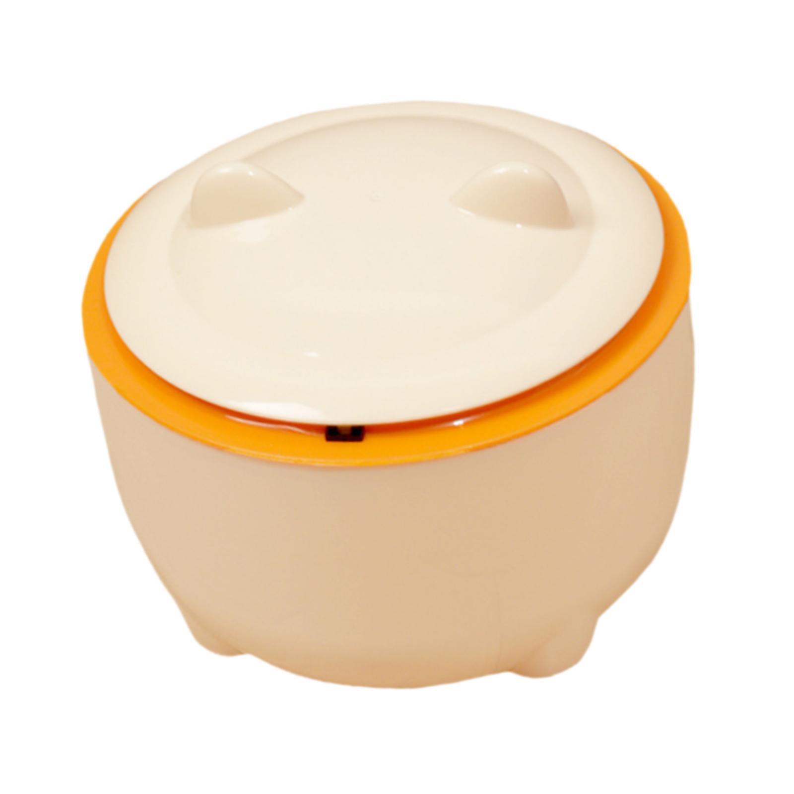 

Mini Waste Container for Desktop Use Garbage Bin for Coffee Table Study Area оранжевый