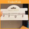 Elegant Silver Gold Plated Heart Charm Bracelet For Women With Zircon Stone Accessory