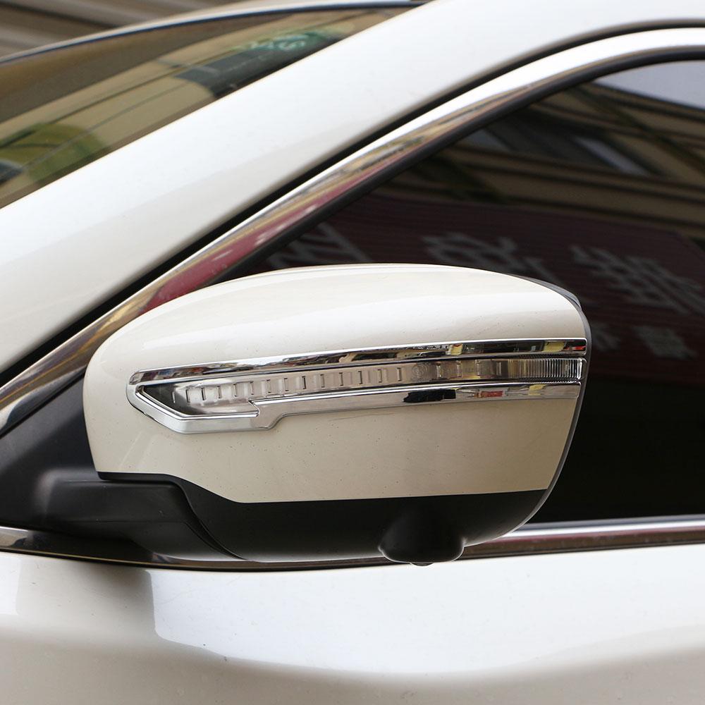 Car Rearview Mirror Protector Cover for Nissan X-trail Xtrail Rogue T32 2014-2017 Rear View Side Mirror Trim Sticker Accessories