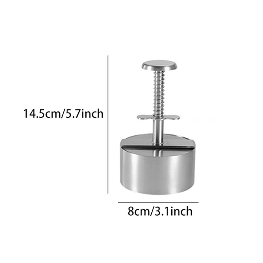 

1 шт. пресс для гамбургеров из нержавеющей стали ручной форма для говяжьей котлеты специальный круглый формовщик для пирога форма для пирога