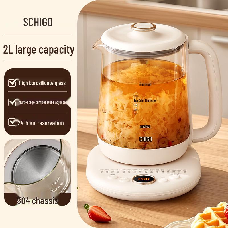 Fully Automatic Multifunctional Glass Tea & Herbal Decoction Kettle 500+ Units
