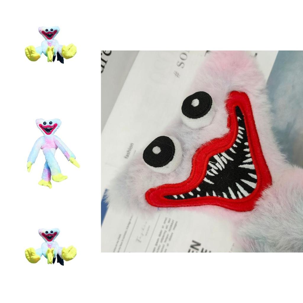 Kolorowa pluszowa zabawka Huggy Wuggy Postać z gry Poppy Playtime 40cm Świetny prezent dla dzieci