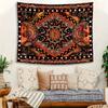 VIKAMA Bohemian Sun Moon Mandala Tapestry Vintage Living Room Sofa Background Wall Ethnic Style Wall Background Cloth