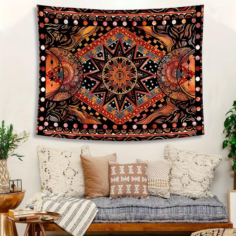 VIKAMA Bohemian Mandala Tapestry Exotic Style Suitable for Living Rooms Bedrooms Guesthouses Study Rooms Home Decor