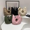 Gestreifte frische große Kapazität neue Kord lässige literarische einzelne Schulter Messenger Damen Tasche