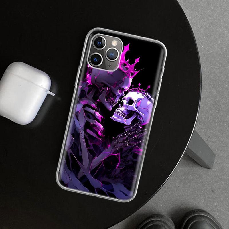 

Анатомия Скелет Сердце Любовь Поцелуй Чехол для Телефона для iPhone 11 12 13 Mini 14 15 Plus 16 Pro Max 17 Air 7 8 + SE Искусство Индивидуальный iPhone 17