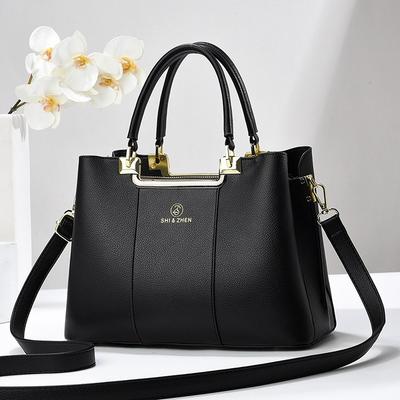 Fashion Women's Handbag - Single Shoulder Style - Middle-aged Lady's Crossbody Bag - Large Capacity Handbag